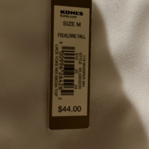 New with tags. Beautiful long sleeve - Picture 4 of 5